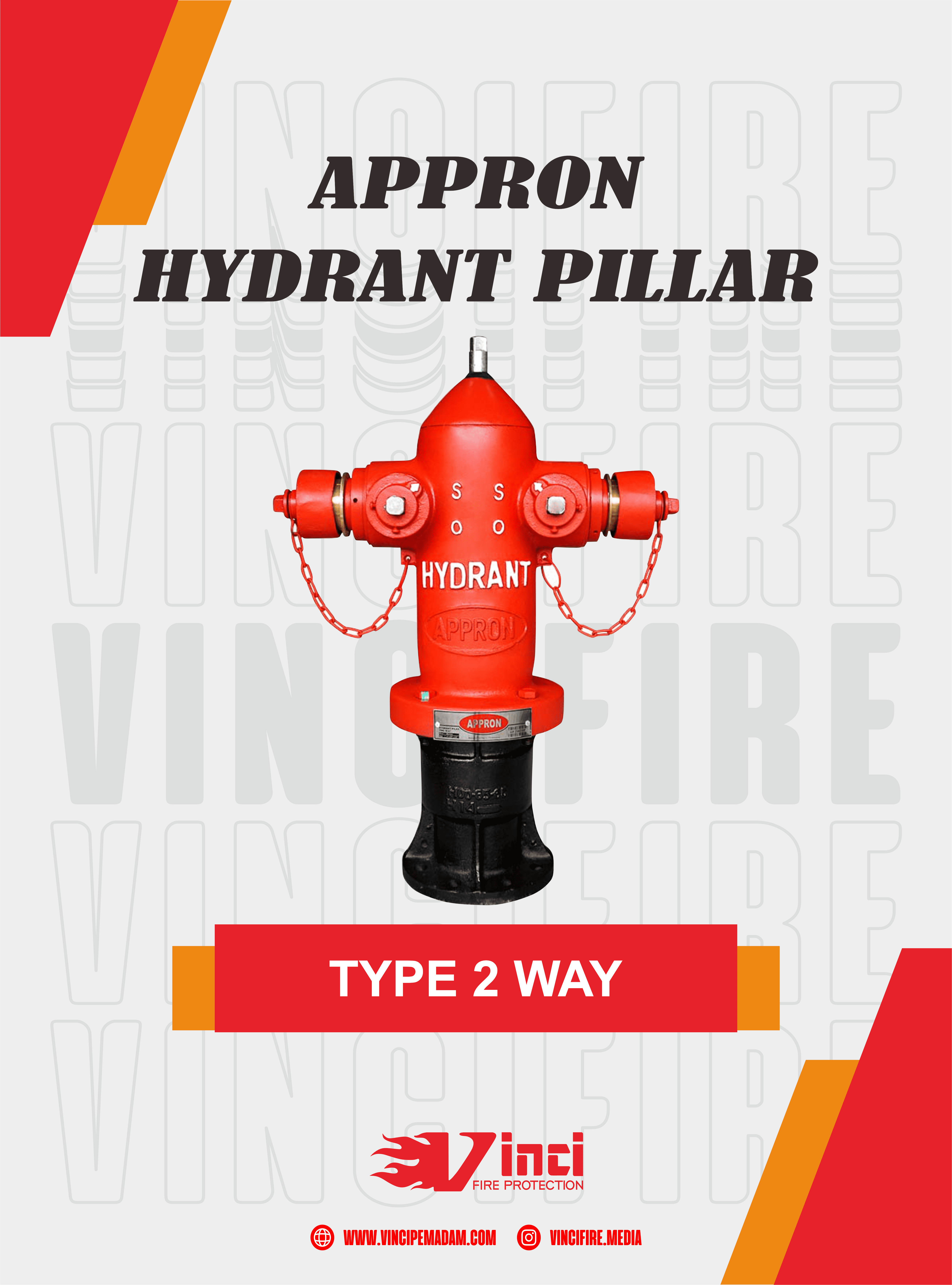 Hydrant Pillar APPRON Two Way