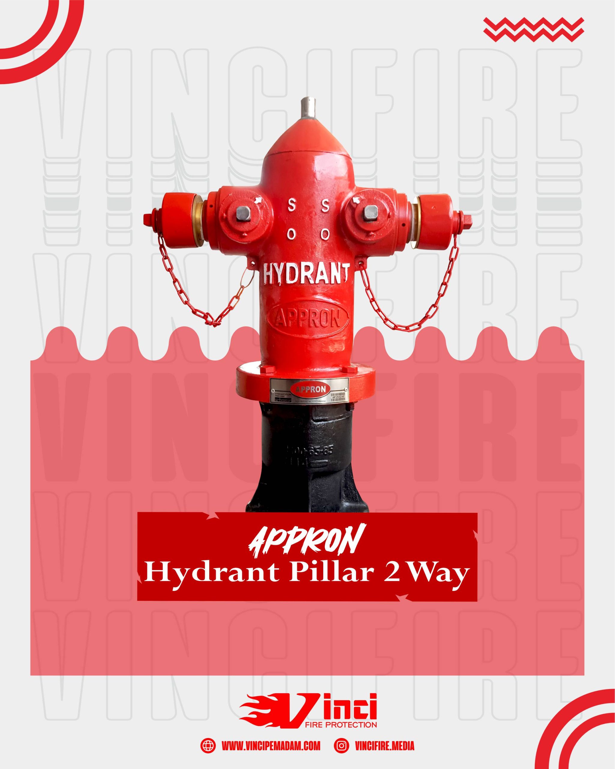 Hydrant Pillar APPRON Two Way