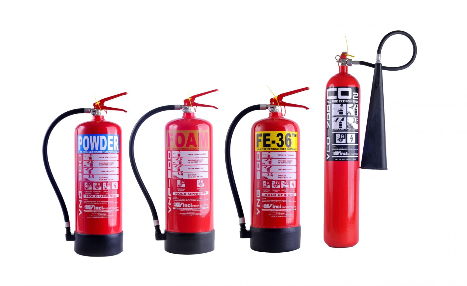 Jenis-jenis Isi APAR Pemadam Api - VINCI Fire Protection