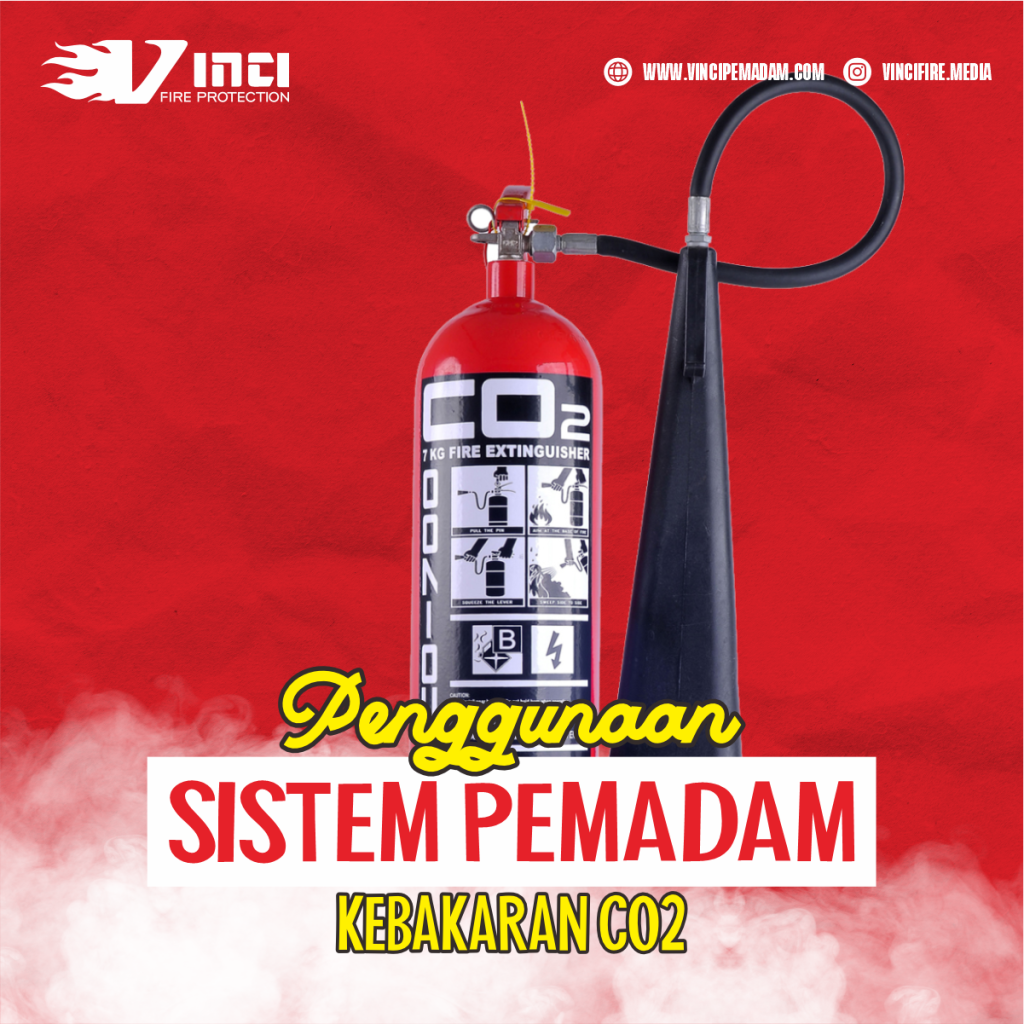 Sistem alat pemadam CO2