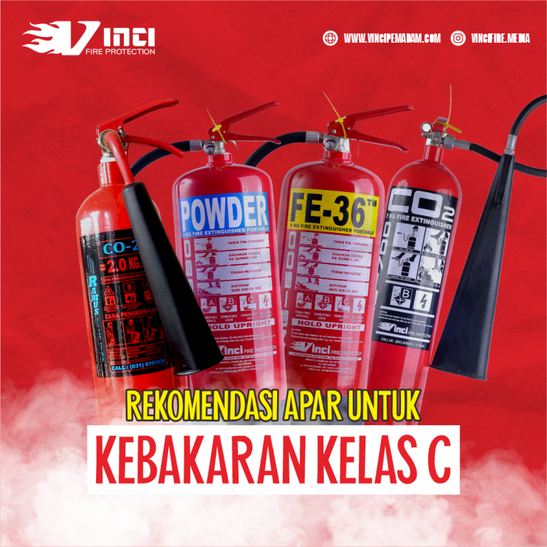 REKOMENDASI APAR UNTUK KEBAKARAN KELAS C - VINCI Fire Protection