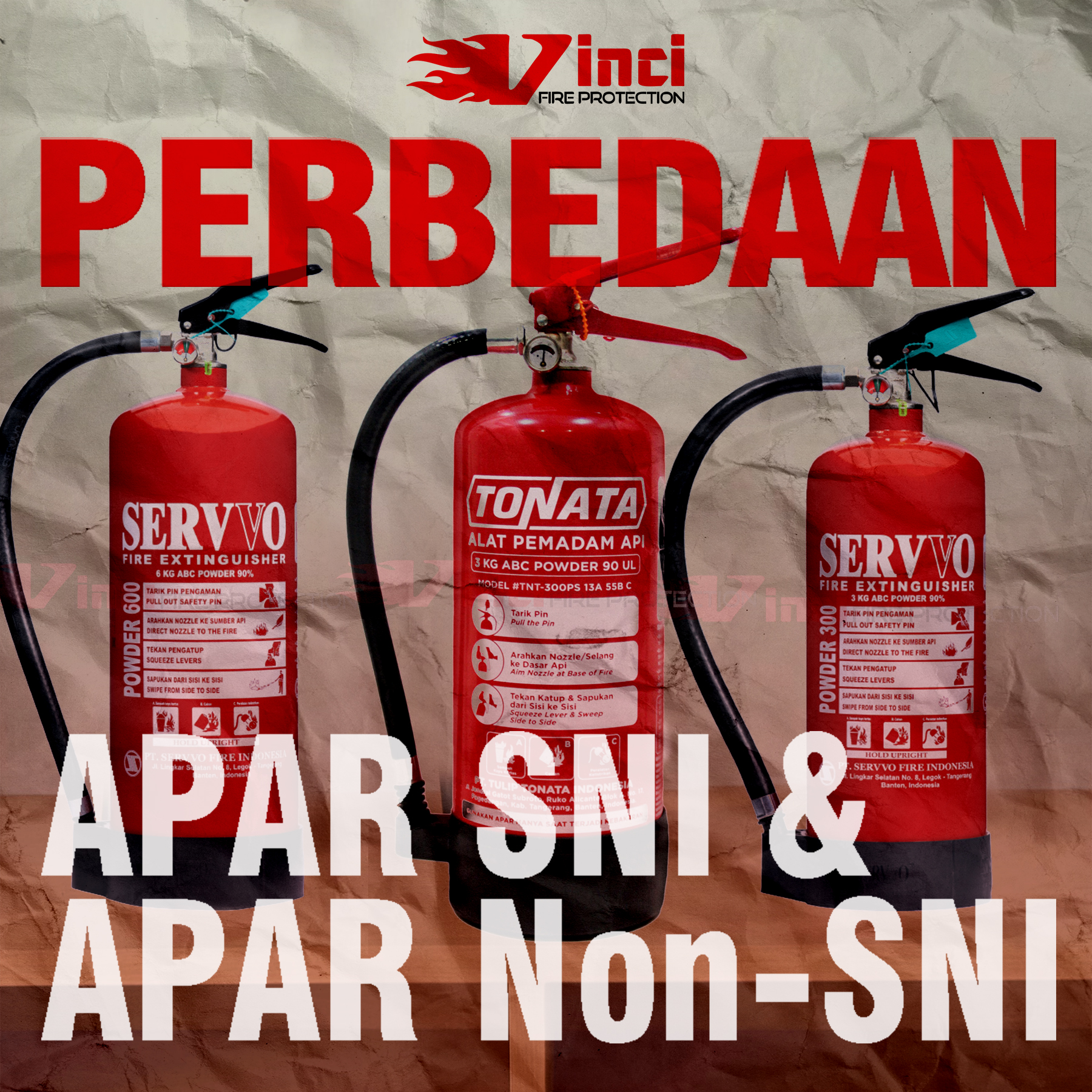 Perbedaan APAR SNI dan Non-SNI