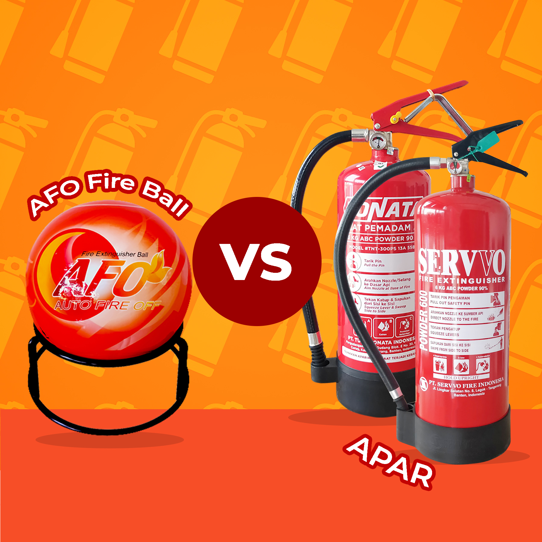 PERBEDAAN AFO FIRE BALL DAN APAR